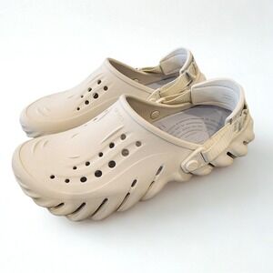 Crocs All Terrain Sandals in Stucco Khaki Water Shoes Mens Size 9, Womens 11